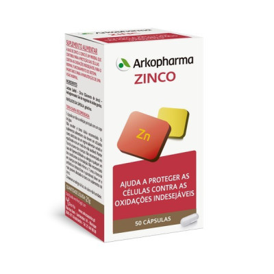 Arkopharma Zinco Caps X50 | Farmácia d'Arrábida