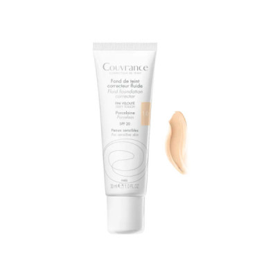Avène Couvrance Base Fluida Corretora Porcelana 1.0 30ml