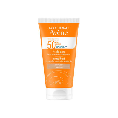 Avène Solar Fluido Cor FPS50+ 50ml | Farmácia d'Arrábida