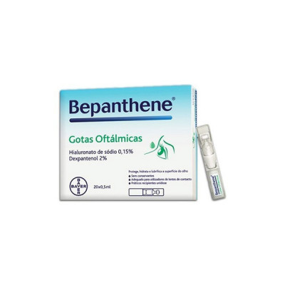 Bepanthene Gts Oft 0,5mL X 20 | Farmácia d'Arrábida