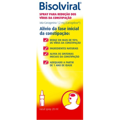 Bisolviral Spray Nasal 20 mL | Farmácia d'Arrábida