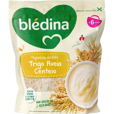 Bledina Papa Trigo/Aveia/Cent 200G 6M+