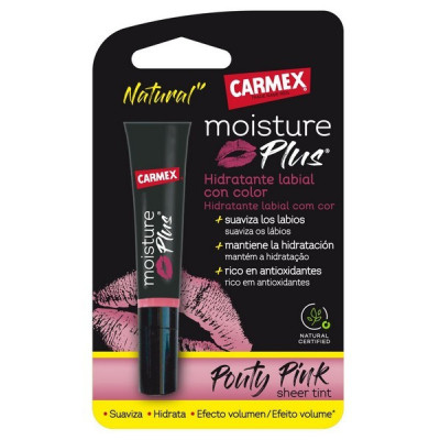 Carmex Moist Plus Hid Lab Pouty Pink3,8 | Farmácia d'Arrábida