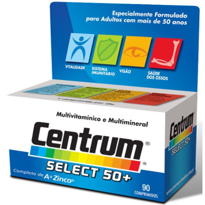 Centrum Select 50+ Comp Rev X 90 | Farmácia d'Arrábida