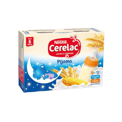 Cerelac Leite e Cereais Pijama +6M 2x200ml