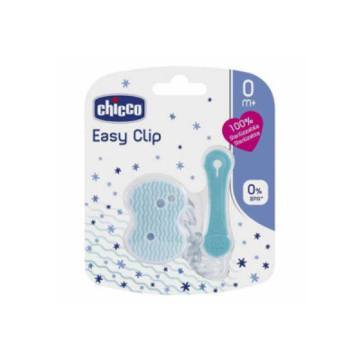 Chicco Clip Para Chupeta Azul