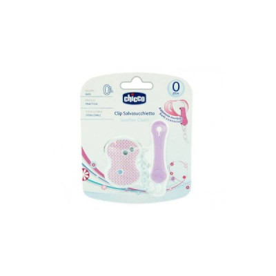 Chicco Clip Para Chupeta Rosa