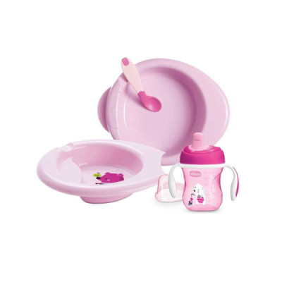 Chicco Conjunto de Papa Rosa +6M