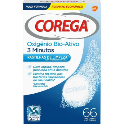 Corega Bio Activo Pst Protese X66 | Farmácia d'Arrábida