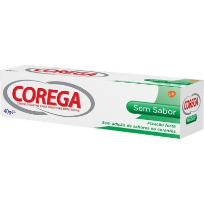 Corega S/ Sabor Cr Fix Protese 40 G | Farmácia d'Arrábida