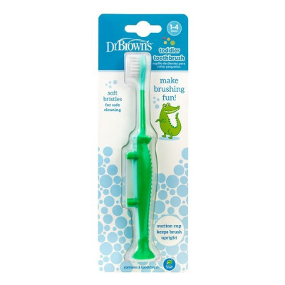 Dr. Browns Escova Dentes Crocodilo 1-4 Anos