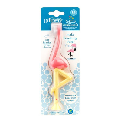 Dr. Browns Escov Dentes Flamingo 1-4 Anos