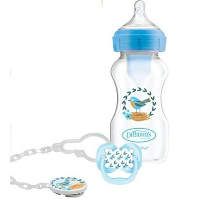 Dr. Browns Options Conj Of Az Bib+Chupeta 0-6M R.168919.1