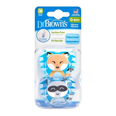 Dr. Browns Prevent Chupeta Anim Boy Silicone 0-6Mx2 185908.2