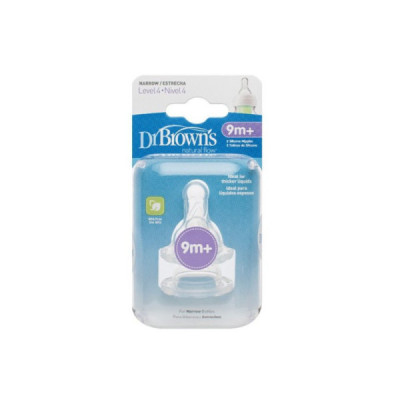 Dr. Brown\`s Natural Flow Nível 4 Tetina Estreita +9M