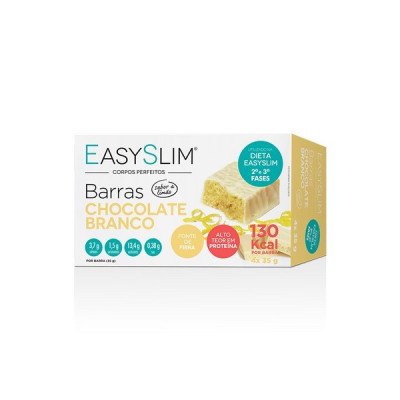 Easyslim Barras Choc Branco 35G X4 | Farmácia d'Arrábida