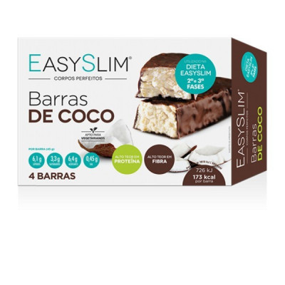 Easyslim Barras Coco 45G X4 | Farmácia d'Arrábida
