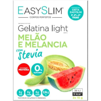 Easyslim Gelatina Lg Melao/Melan Stev Saqx2 Pó Sol Oral Saq | Farmácia d'Arrábida