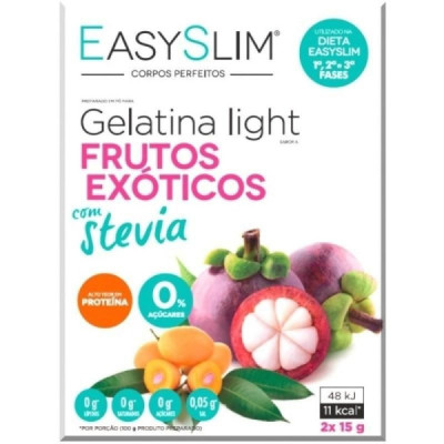 Easyslim Gelatina Light Frut Ex Stev Saq X2 Pó Sol Oral Saq | Farmácia d'Arrábida