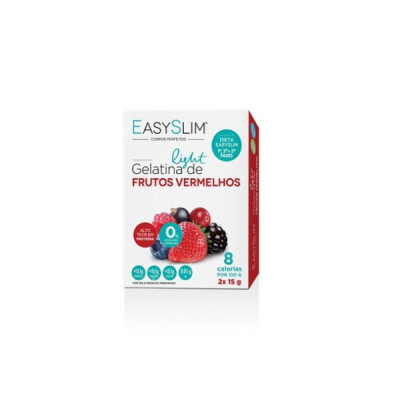 Easyslim Gelatina Light Frutos Vermelhos Saq 15Gx2 | Farmácia d'Arrábida