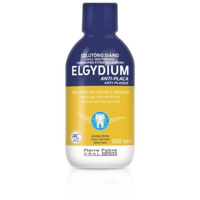 Elgydium Anti-Placa Colutório 500mL | Farmácia d'Arrábida