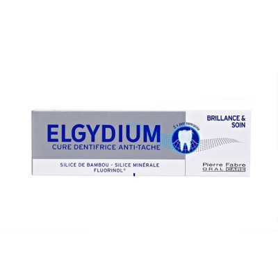 Elgydium Pasta Dentes Branqueadora Brilho e Cuidado 30mL | Farmácia d'Arrábida