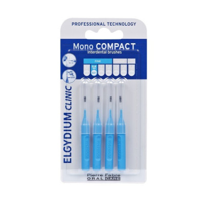 Elgydium Clinic Escovilhão Compact Mono Azul Pack 4x