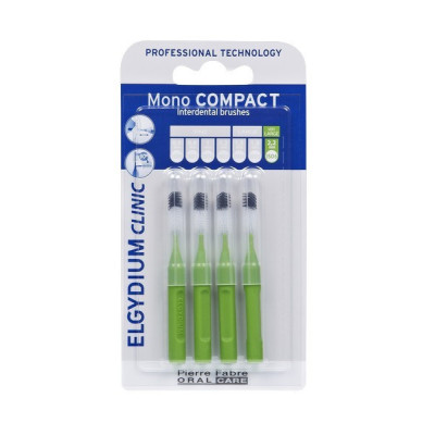 Elgydium Clinic Escovilhão Compact Mono Verde Pack 4x | Farmácia d'Arrábida