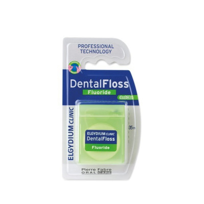 Elgydium Clinic Fita Dentária Fluoride Menta 35M com Flúor | Farmácia d'Arrábida