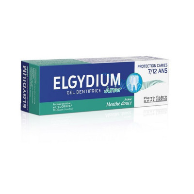 Elgydium Júnior Gel Menta Suave Proteção Cáries 50ml