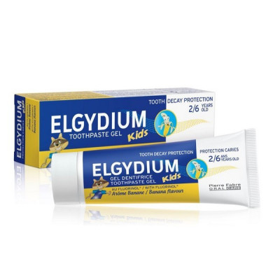 Elgydium Kids Gel Dentífrico Banana 50mL | Farmácia d'Arrábida