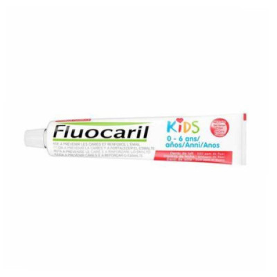 Fluocaril Kids Dentífrico Morango 0-6 Anos  | Farmácia d'Arrábida