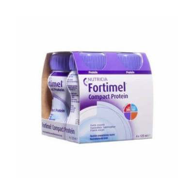 Fortimel Compact Protein Neutro 4x125ml | Farmácia d'Arrábida