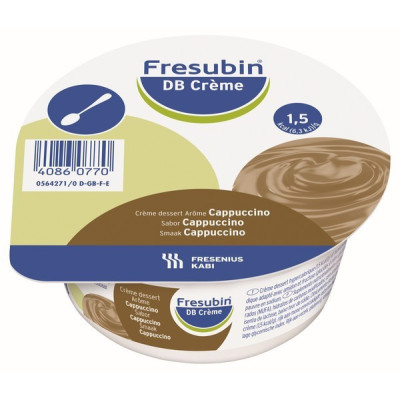 Fresubin DB Crème Creme Cappuccino 4x125g | Farmácia d'Arrábida