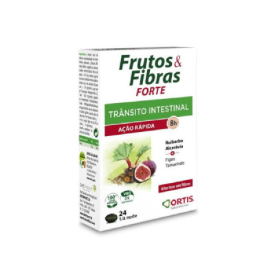 Frutos & Fibras Efeito Rápido Comprimidos x24 | Farmácia d'Arrábida