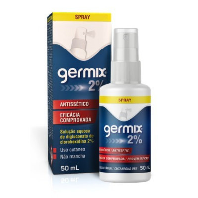 Germix Spray Sol Clorohexidina 2% 50mL | Farmácia d'Arrábida