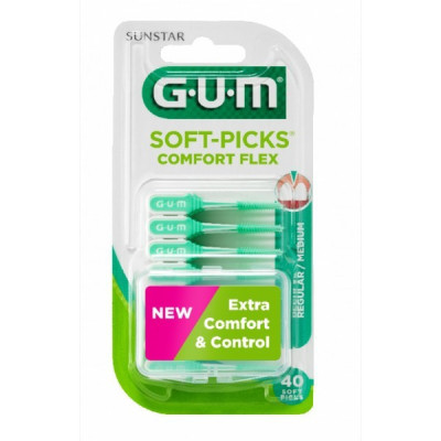 Gum Soft Picks Comfort Flex Reg X40 | Farmácia d'Arrábida