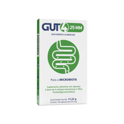 Gut4 Adultos 25MM Cápsulas x30 | Farmácia d'Arrábida