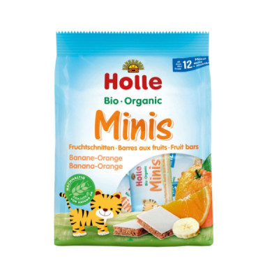 Holle Bio Barras Minis Banana Laranja +12M