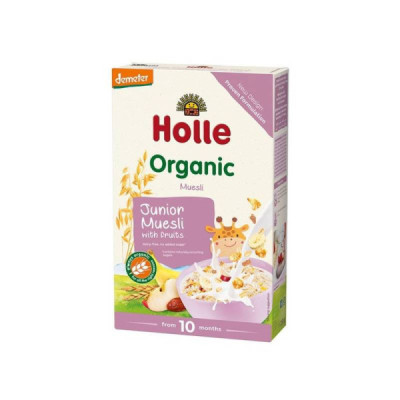 Holle Bio Papa Muesli Junior Cereais com Fruta 250g +10M
