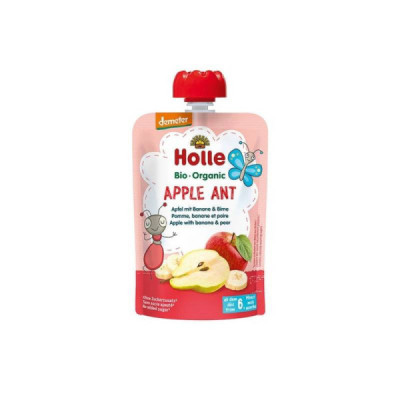 Holle Bio Apple Ant Puré De Frutos 100g +6M