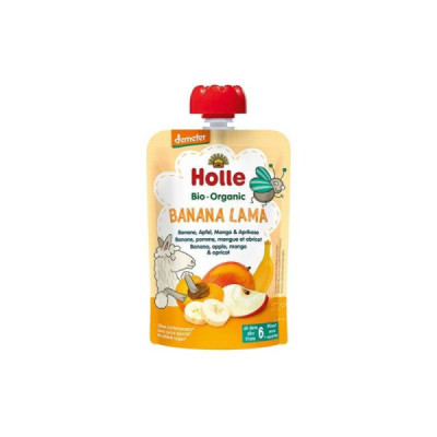 Holle Bio Banana Lama Puré Frutos 100g +6M