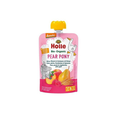 Holle Bio Pear Pony Puré Frutos 100g +8M | Farmácia d'Arrábida