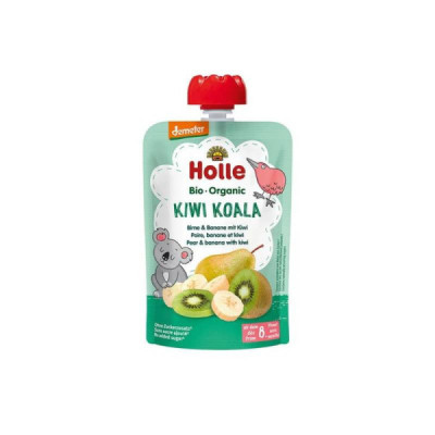 Holle Bio Kiwi Koala Saqueta Bio 100g +8M | Farmácia d'Arrábida