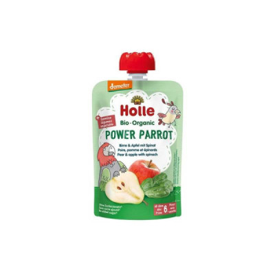 Holle Bio Power Parrot Puré Frutos E Legumes 100g +6M