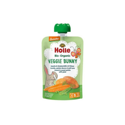 Holle Bio Veggie Bunny Puré Vegetais 100g +6M