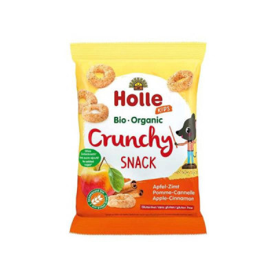 Holle Bio Snack Crocante Com Maçã E Canela 25g +3A