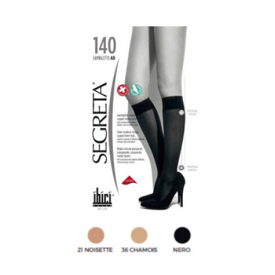 Ibici Segreta Meia AD Joelho 140 T4 Cor Preto