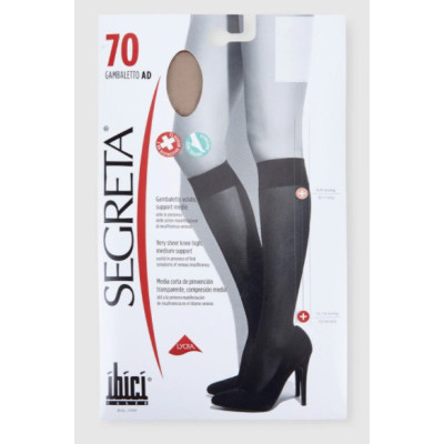 Ibici Meia até joelho 70 T2 Cor Preta