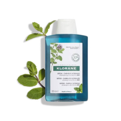 Klorane Champô com Menta BIO 200ml